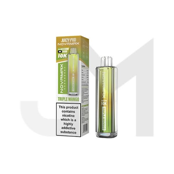 20mg Juicy Pod Novamax Disposable Pod Vape Kit 10000 Puffs