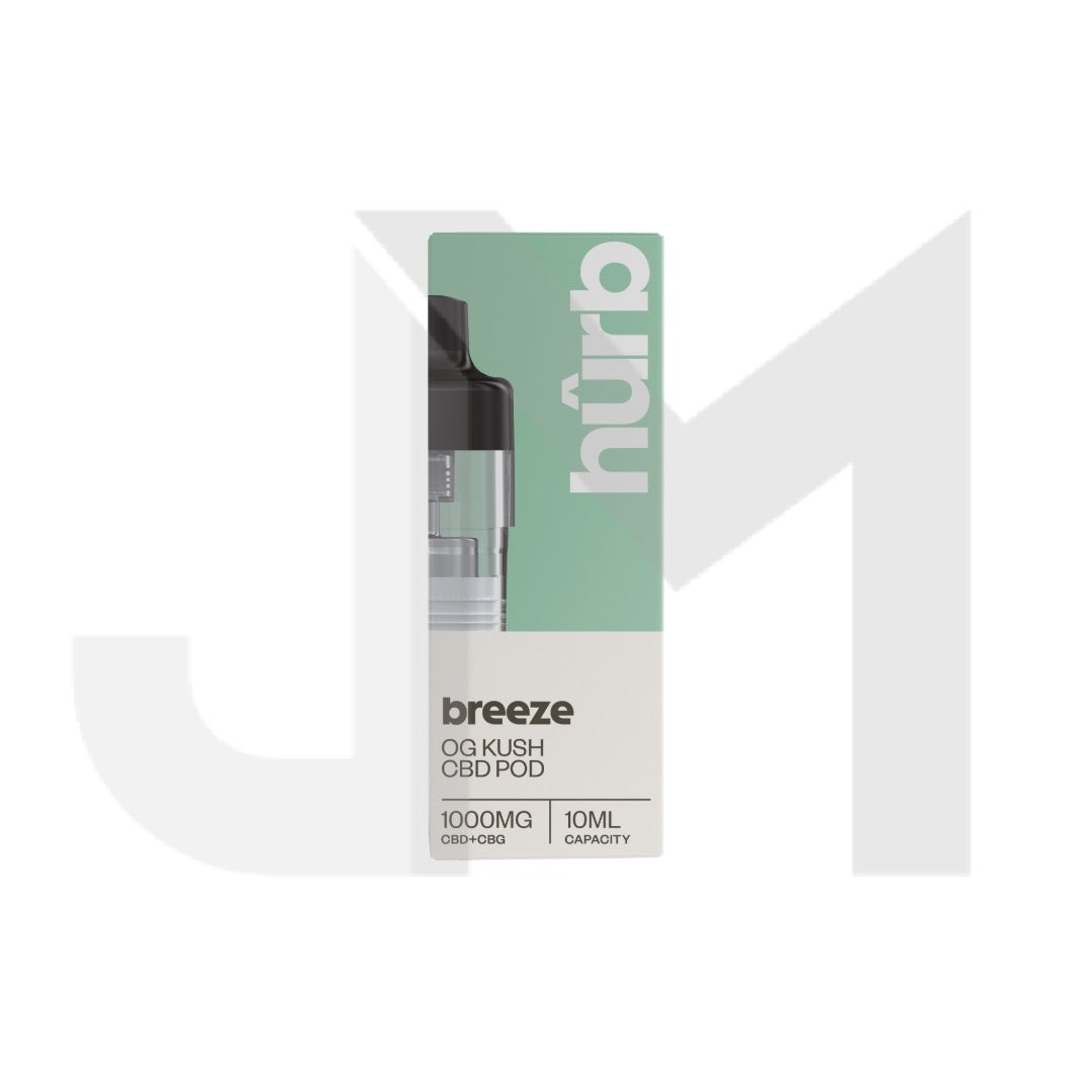 Hurb Breeze CBD 1000mg Pre-filled Pod 10ml