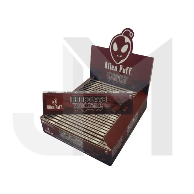 Alien Puff Chocolate Flavour King Size Papers - 25 Booklets (HPF2808)