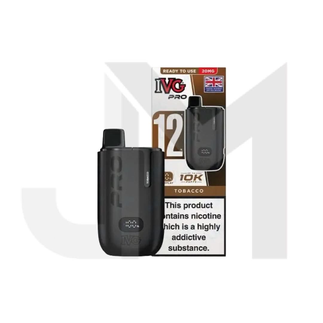 20mg IVG Pro 12 Prefilled Pod Vape Kit 10000 Puffs