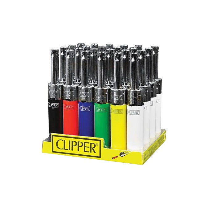 Clipper Mini Tube+ Branded Blister Mixed Colours Lighters - MTM1L118BC