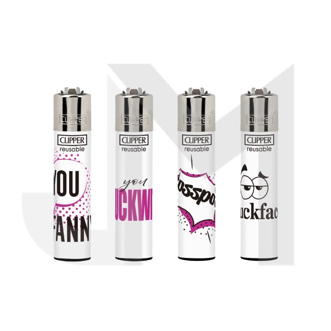 48 Clippers D48 CP11RH Classic Large Lighter Naughty Words - CL5A084UKH