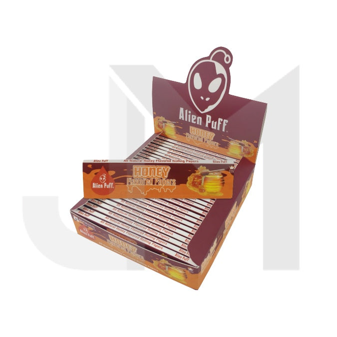 Alien Puff Honey Flavour King Size Papers - 25 Booklets (HPF2802)