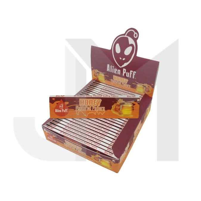 Alien Puff Honey Flavour King Size Papers - 25 Booklets (HPF2802)
