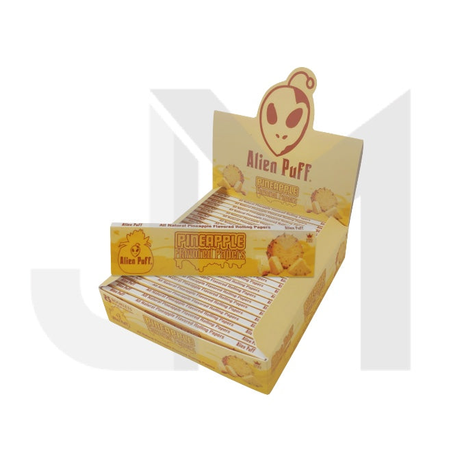 Alien Puff Pineapple Flavour King Size Papers - 25 Booklets (HPF2815)