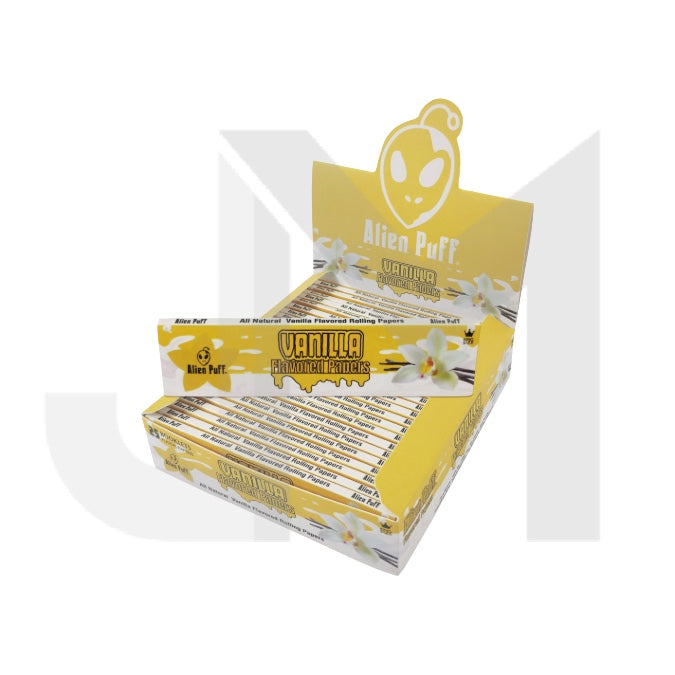 Alien Puff Vanilla Flavour King Size Papers - 25 Booklets (HPF2811)