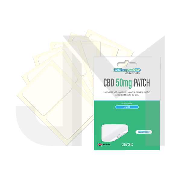 Medex Essentials 50mg CBD Patches - 12 pack