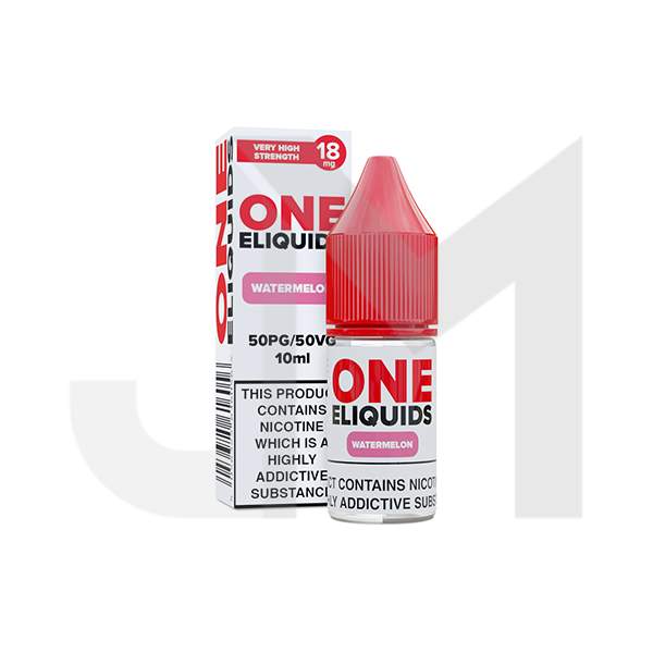 18mg One E-Liquids Flavoured Nicotine E-Liquid 10ml (50VG/50PG)