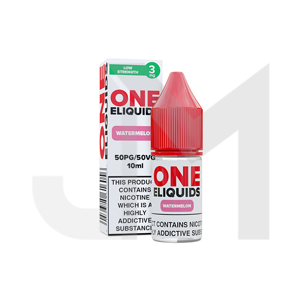 3mg One E-Liquids Flavoured Nicotine E-Liquid 10ml (50VG/50PG)