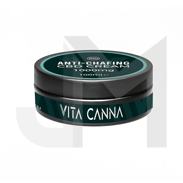 Vita Canna 1000mg CBD Anti-Chafing Cream 100ml (Buy 1 Get 1 Free)