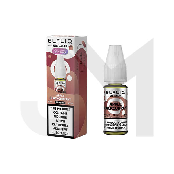 10mg ELFLIQ By Elf Bar 10ml Nic Salt (50VG/50PG) - Stoptober Special Offer!