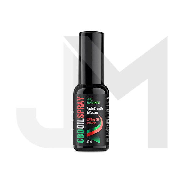 Reakiro 1000mg CBD Apple Crumble & Custard Flavour Spray 30ml (BUY 1 GET 1 FREE)