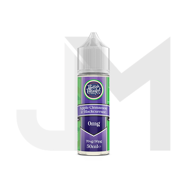 0mg British Blissful 50ml Shortfill (70VG/30PG)