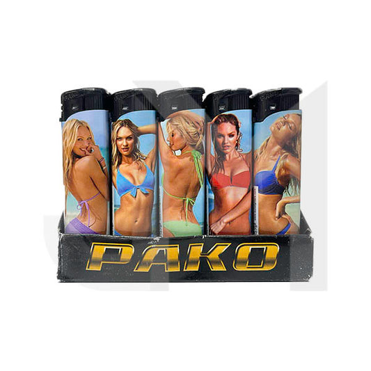 50 x Pako Bikini Printed Lighters - PE156