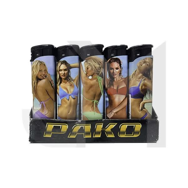 50 x Pako Bikini Printed Lighters - PE156