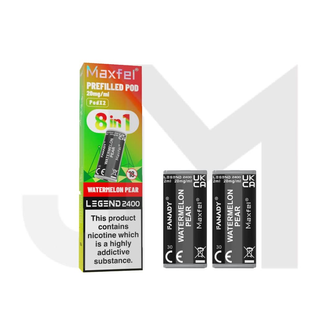 20mg Maxfel Legend Fanady Prefilled Pods 2400 Puffs