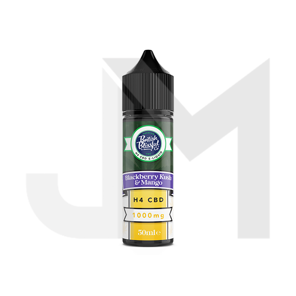 British Blissful 1000mg H4 CBD E-Liquid 50ml