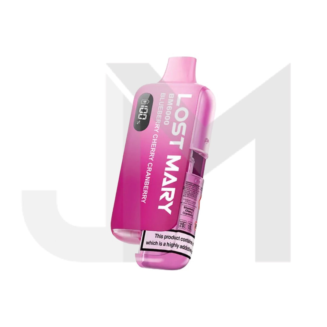 20mg LOST MARY BM6000 Refillable Pod Kit - 6000 Puffs - Stoptober Special Offer