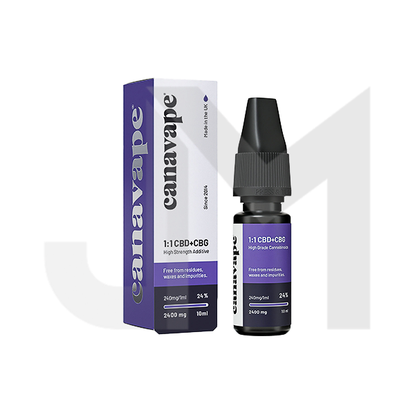 Canavape 2400mg 24% Broad Spectrum CBD & CBG Shot 10ml