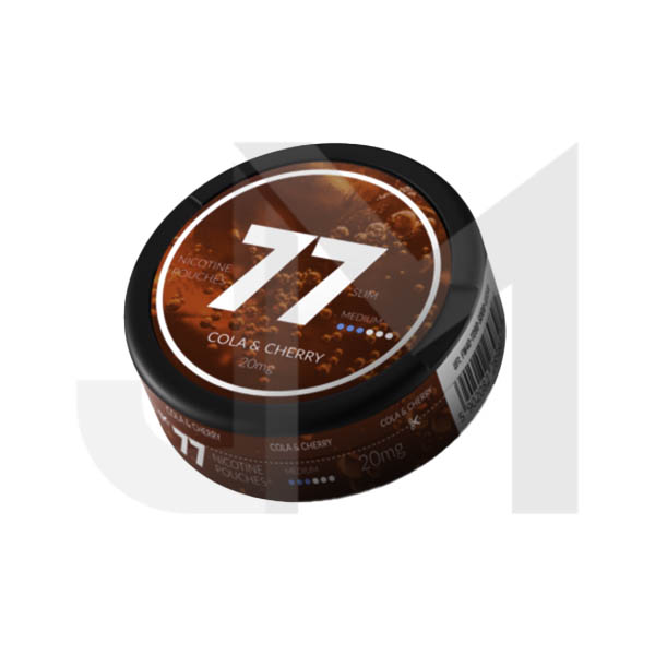 20mg 77 Slim Medium Nicotine Pouches - 20 Pouches