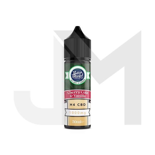 British Blissful 1000mg H4 CBD E-Liquid 50ml