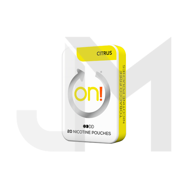 3mg On! Mini Regular Citrus Nicotine Pouches - 20 Pouches