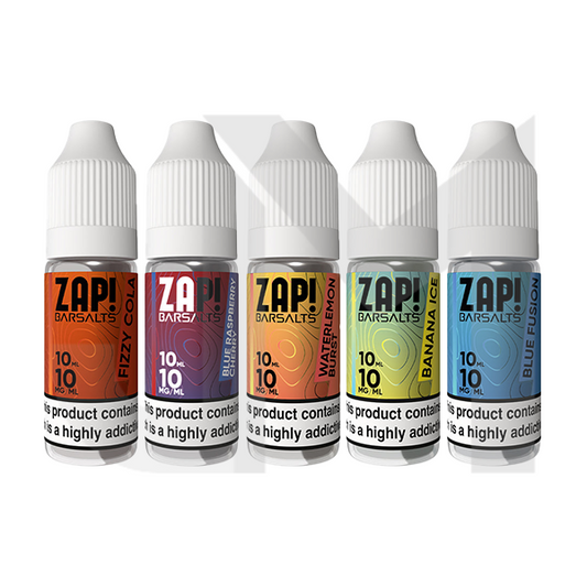 10mg ZAP! Bar Salts Nic Salt 10ml (50VG/50PG)