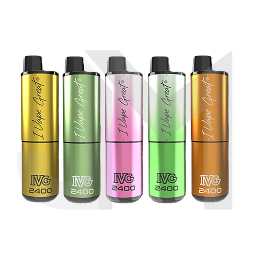 20mg IVG 2400 4 in 1 Multi Edition Rechargeable Pod Vape Kit 2400 Puffs