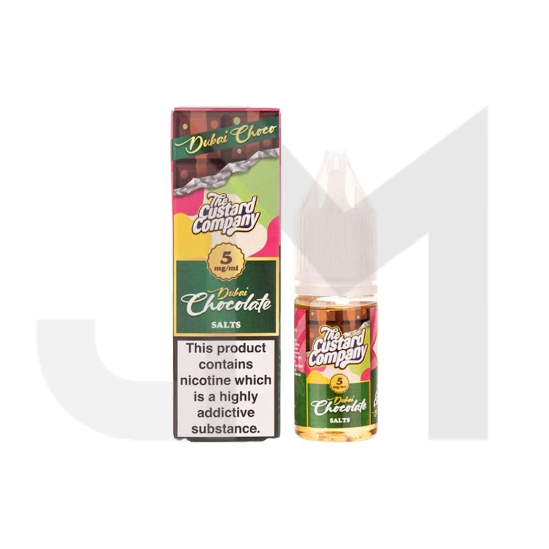 5mg The Custard Company Dubai Chocolate Nic Salt 10ml (50VG/50PG)