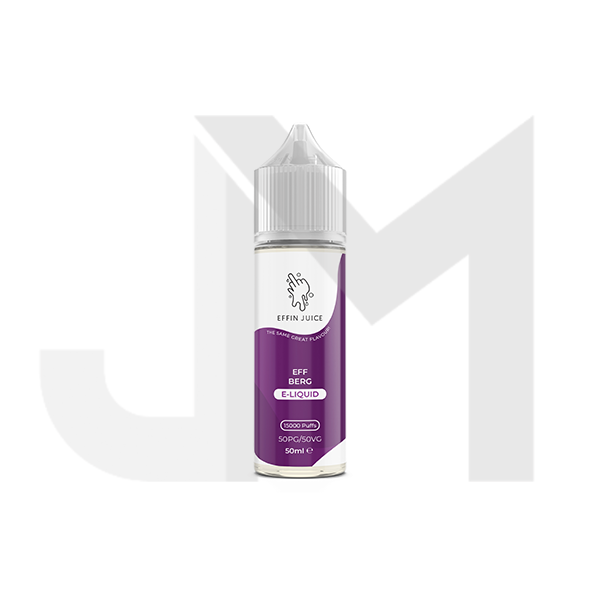Bulk Buy 0mg EFFIN Juice 50ml Shortfill (50VG/50PG) - Multipacks (10, 25 & 50) - Stoptober Special Offer!