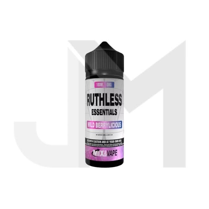 0mg Ruthless Essentials 100ml Shortfill (60VG/40PG)