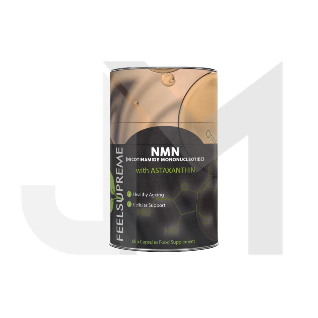Feel Supreme 500mg NMN + Astaxanthin Supplement Capsules - 60 Caps