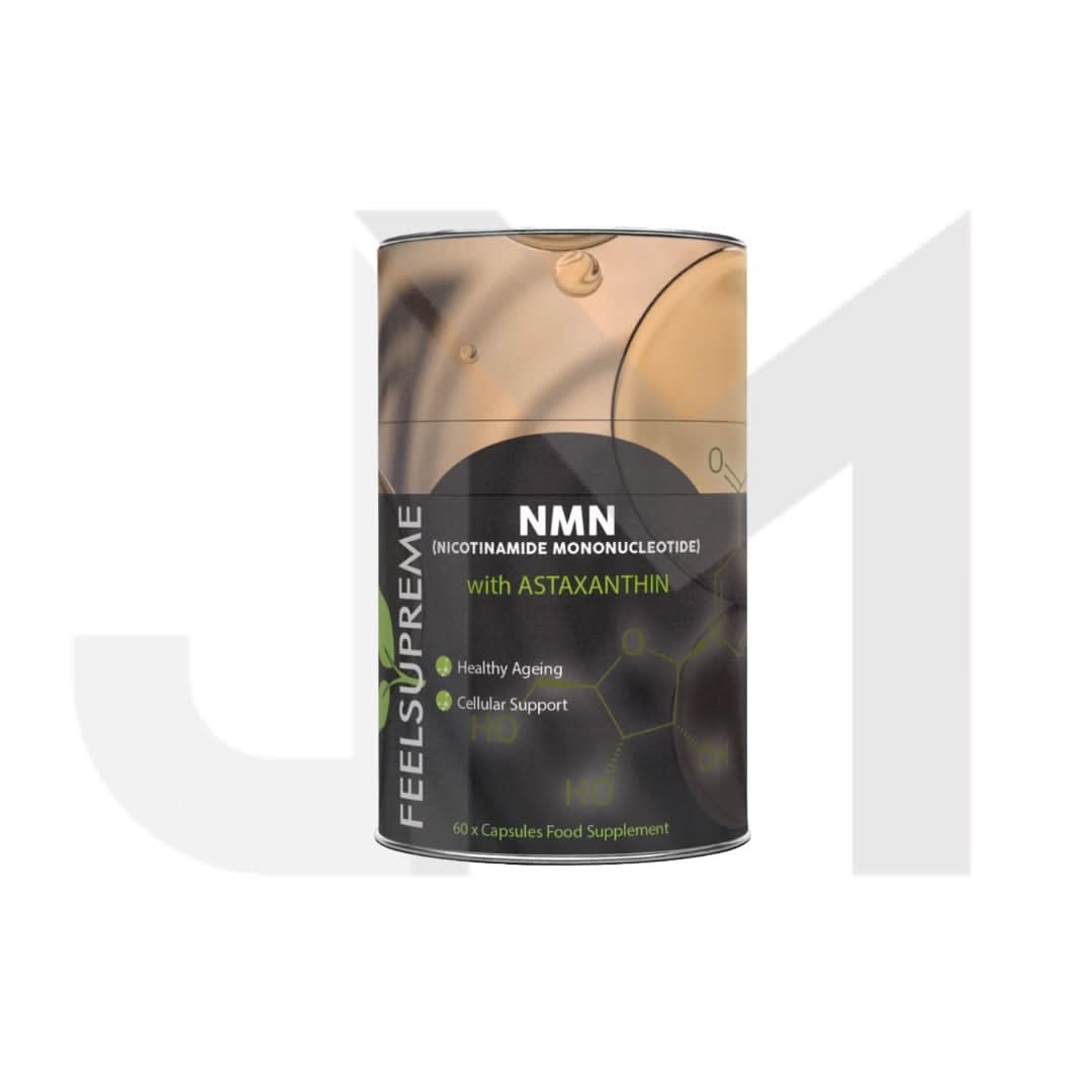 Feel Supreme 500mg NMN + Astaxanthin Supplement Capsules - 60 Caps
