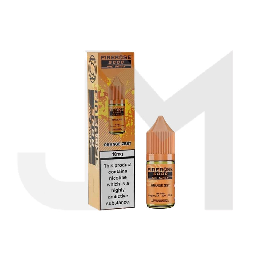 10mg Elux Firerose 5000 Nic salts 10ml (50VG/50PG)