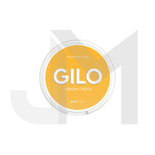 8mg GILO Nicotine Pouch Lemon Chock - 20 Pouches (Buy 1 Get 1 Free)