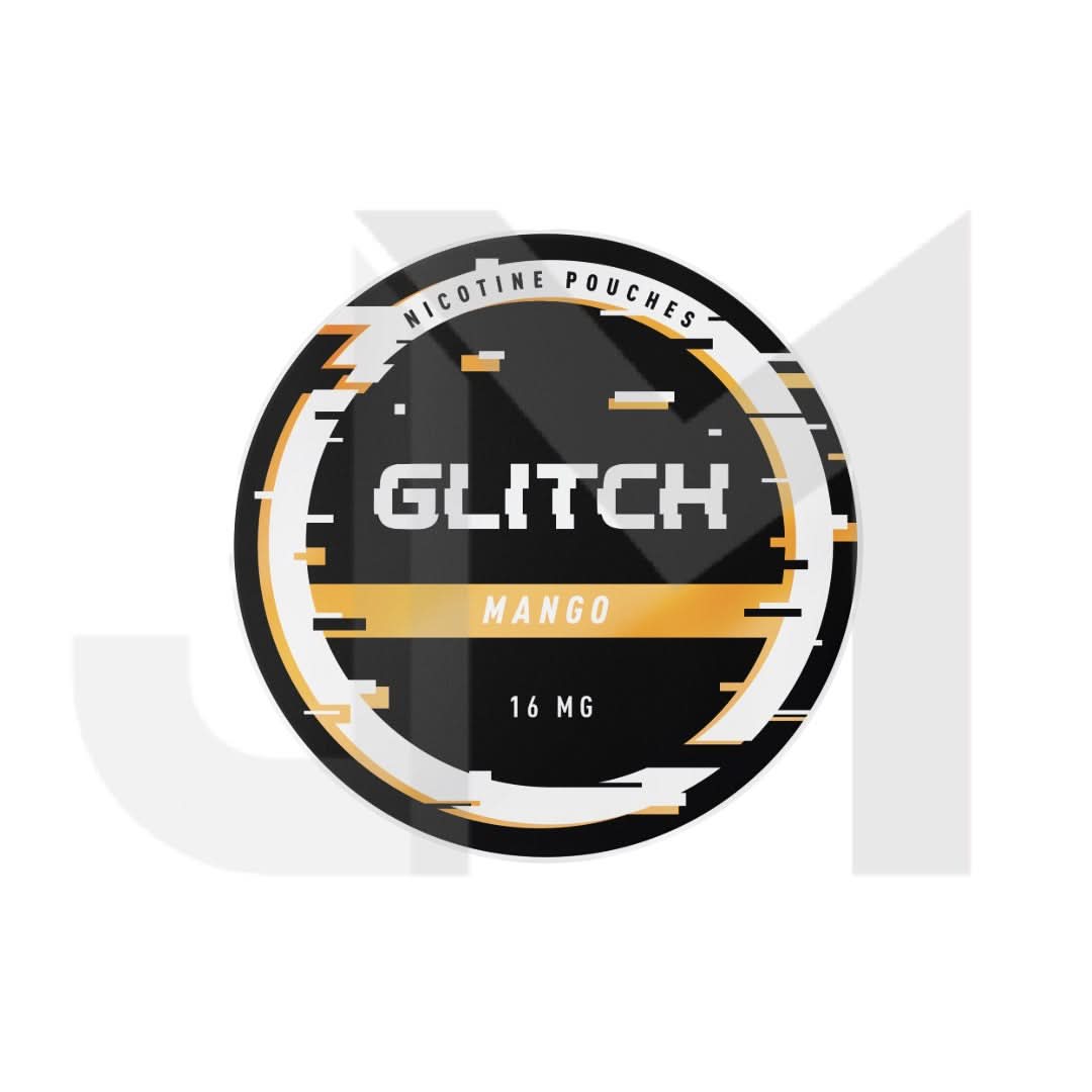 16mg Glitch Regular Nicotine Pouches - 20 Pouches