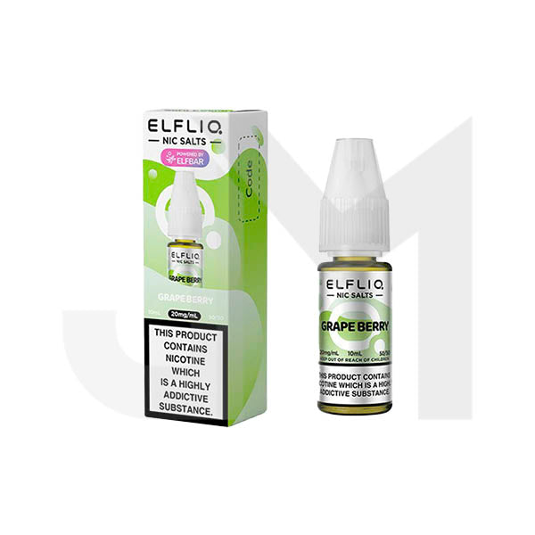 10mg ELFLIQ By Elf Bar 10ml Nic Salt (50VG/50PG) - Stoptober Special Offer!