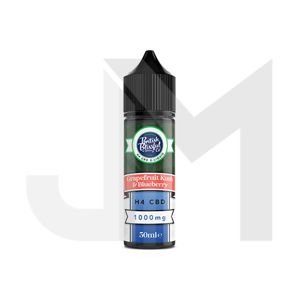 British Blissful 1000mg H4 CBD E-Liquid 50ml