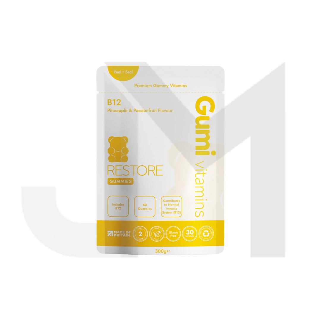 Gumi Vitamins Restore B12 Gummies - 60 Gummies