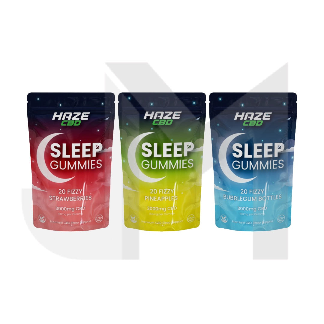 3000mg Haze CBD Sleep Night Gummies - 20 Pcs