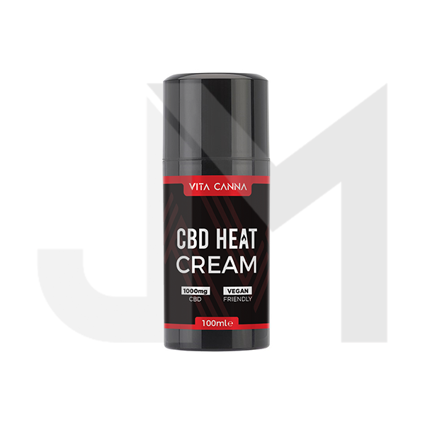 Vita Canna 1000mg CBD Heating Cream 100ml (Buy 1 Get 1 Free)