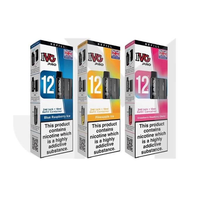 10mg IVG Pro 12 Refill Pods | UK Wholesale 10mg IVG Pro 12 Refill Pods | UK Wholesale
