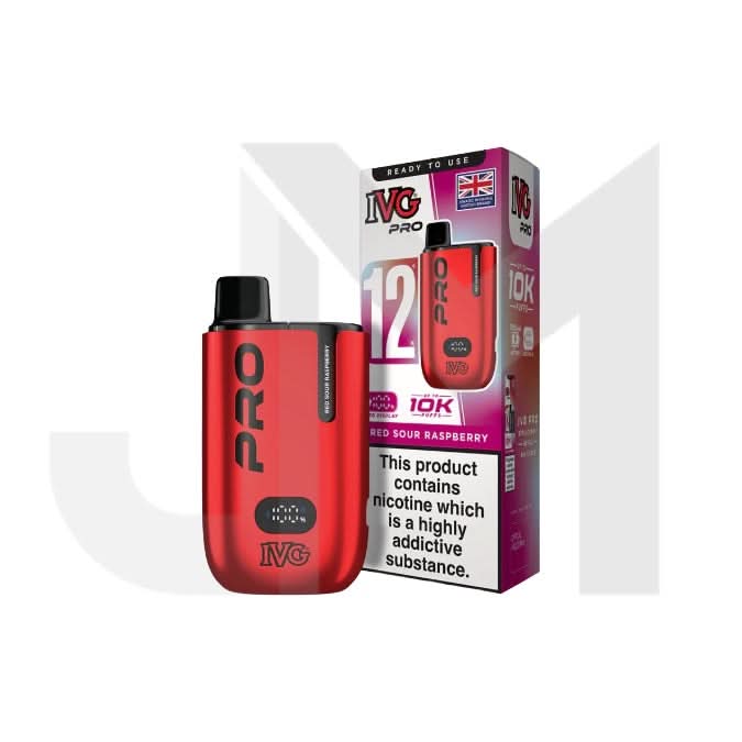 10mg IVG Pro 12 Prefilled Pod Vape Kit 10000 Puffs