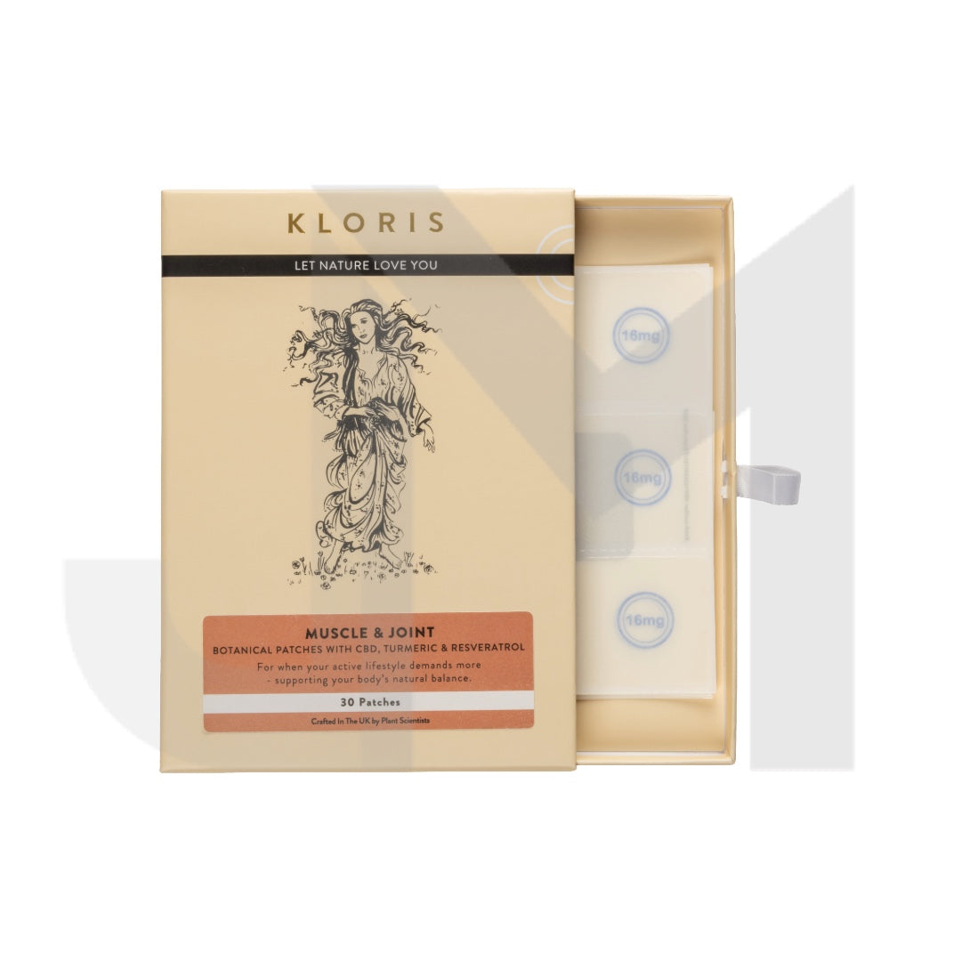 KLORIS Muscle & Joint CBD Patches - 30 Pack