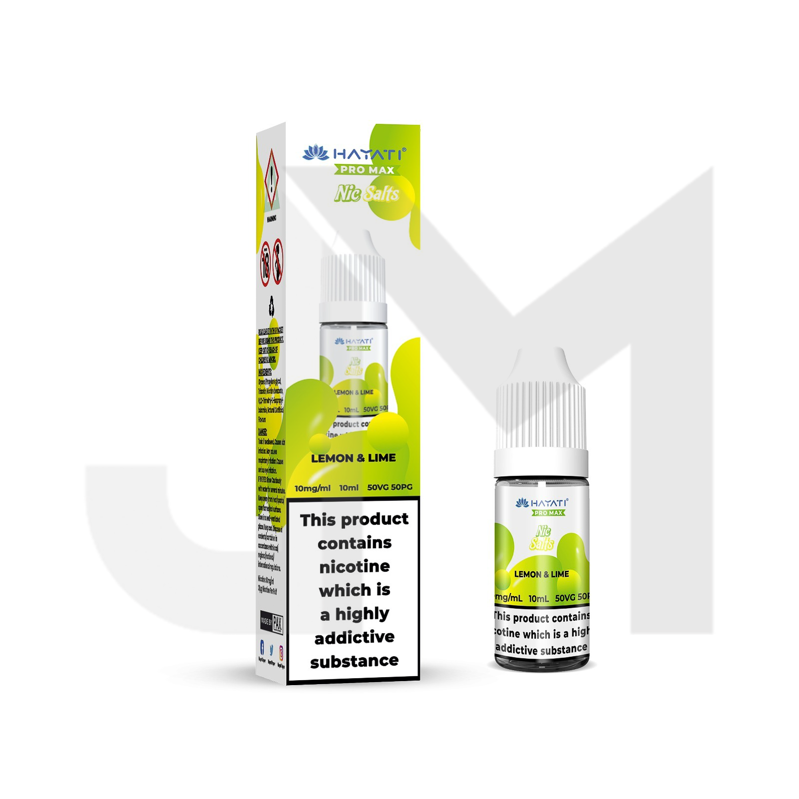 10mg Hayati Pro Max Nic Salts 10ml