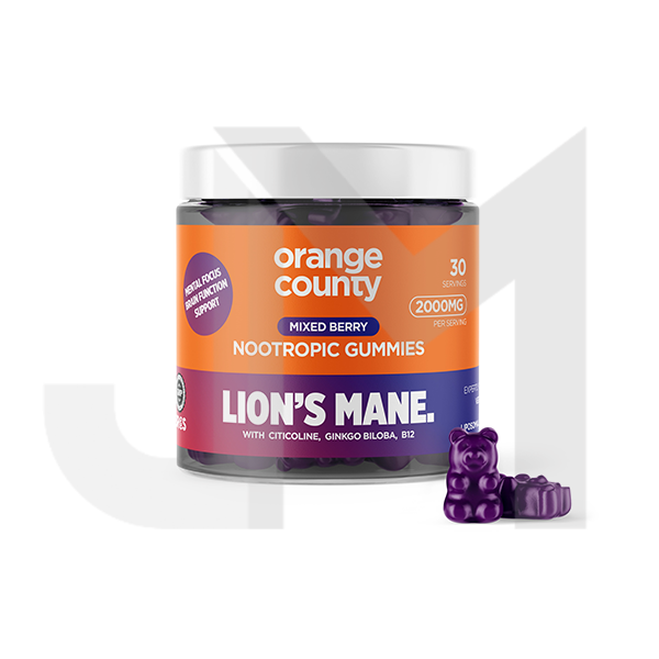 Orange County 2000mg Lion's Mane Gummies - 30 Pieces