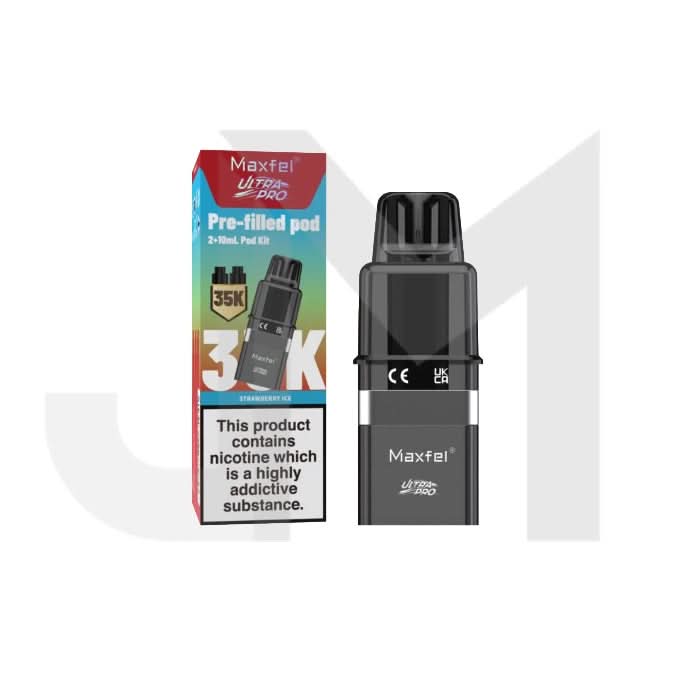 20mg Maxfel Ultra Pro Replacement Prefilled Pods 17500 Puffs