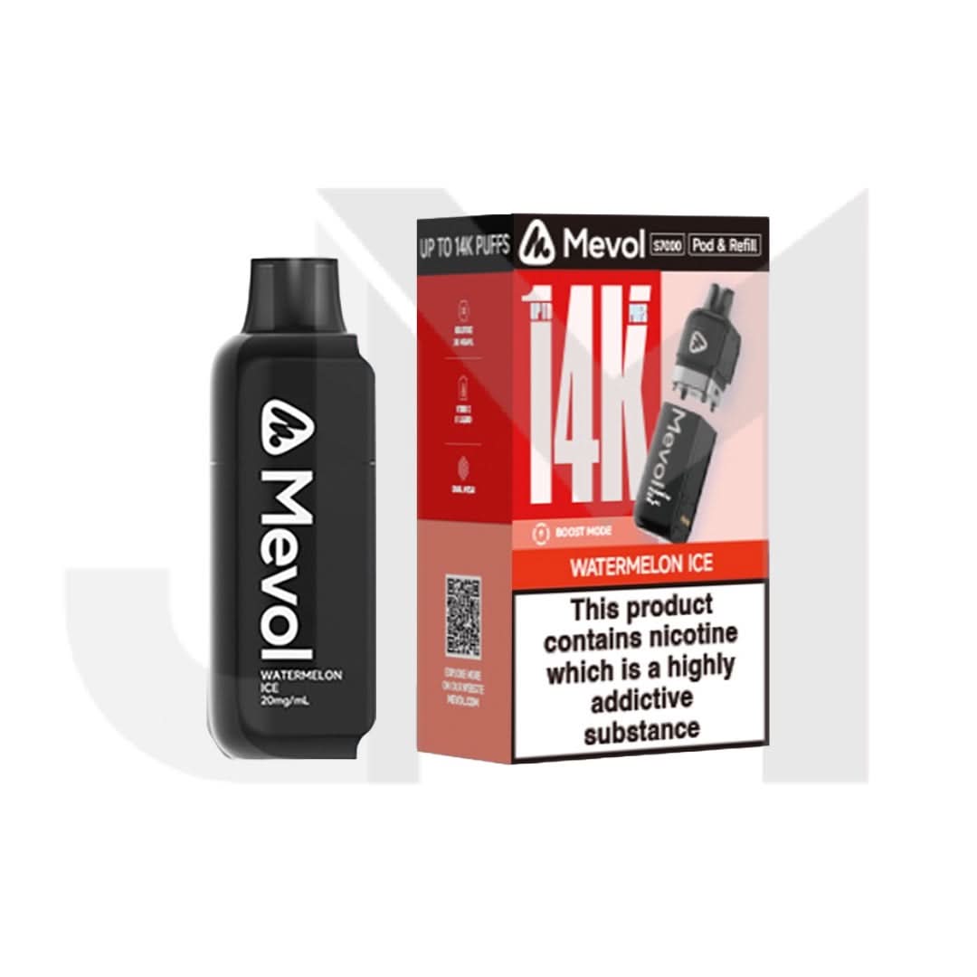 20mg Mevol S7000 Prefilled Pod & Refill 14k puffs