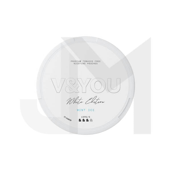 8.8mg V&YOU White Edition Nicotine Pouch - 20 Pouches (Buy 1 Get 1 Free)