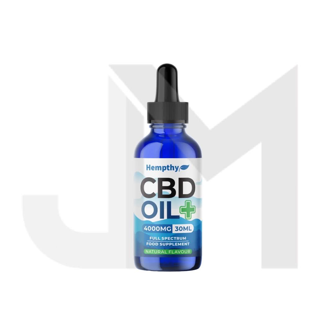 Hempthy 4000mg CBD Oil Full Spectrum Natural - 30ml